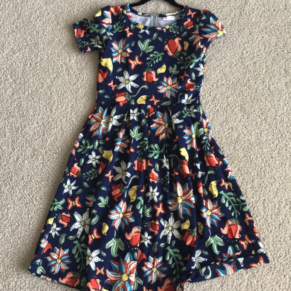 LuLaRoe Amelia Dress - Medium - Worn Once